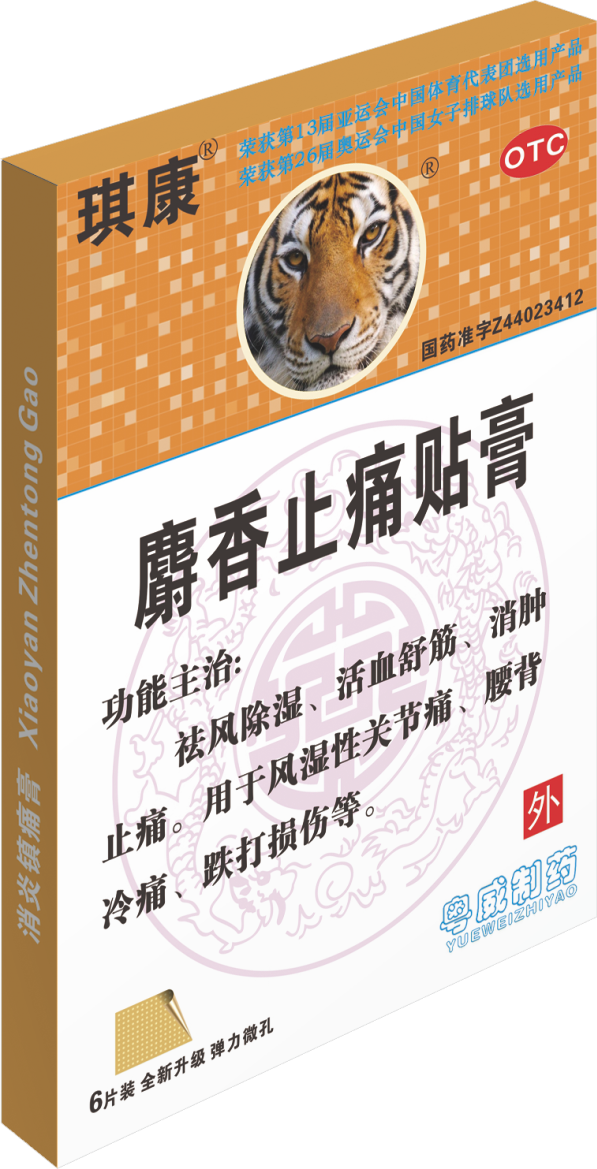 麝香止痛貼膏